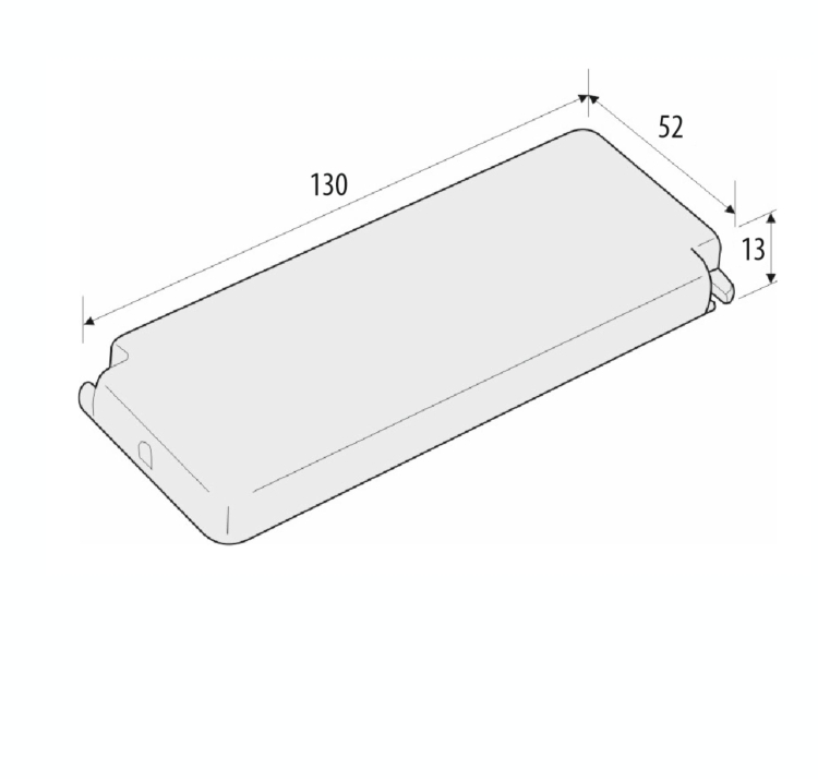 Zasilacz modułów LED - ZP-LED 12W IP44 - wymiary