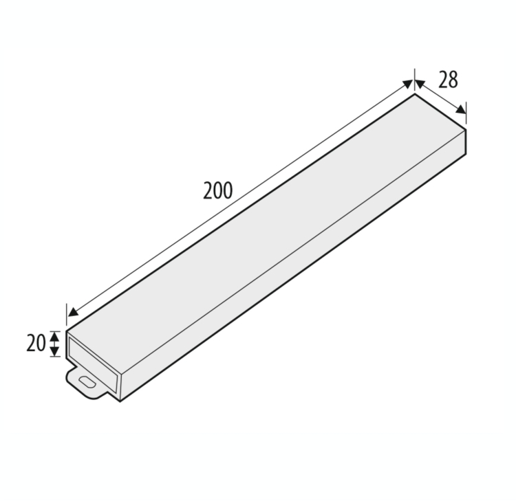 Zasilacz modułów LED - Z-LED 30W IP67 - wymiary