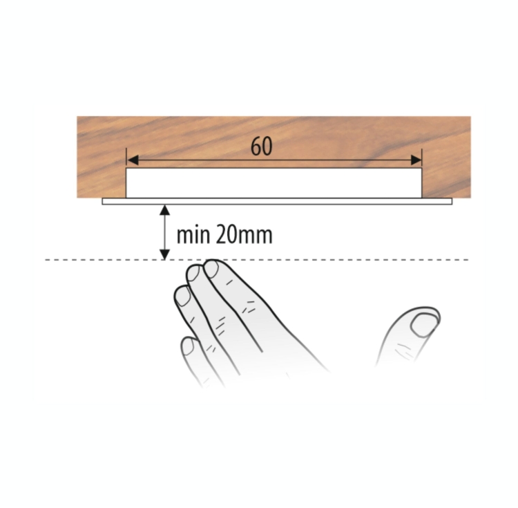 Wyłącznik zbliżeniowy 48W - WDM4 - wymiary