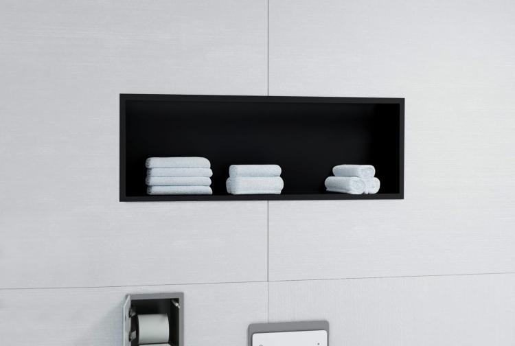 Półka wnękowa FLAT 900/10 - do zabudowy w łazience
