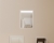 Biała półka wnękowa FLAT 200/10 LED z oświetleniem LED - do zabudowy w łazience