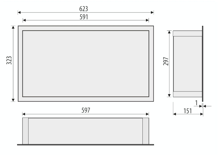 FLAT PWN 600,15 rysunek