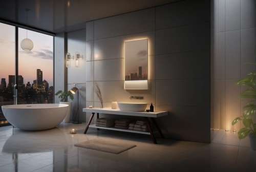 Lustro prostokątne z półką MILENA PLUS w ramie TAUPE z oświetleniem LED 50x90 cm OUTLET