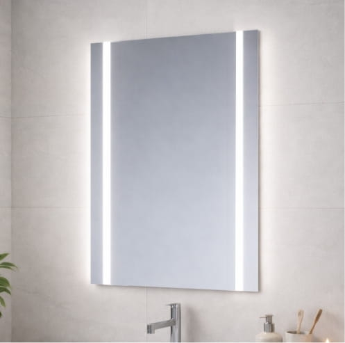 Lustro prostokątne z oświetleniem LED 60x80 OUTLET