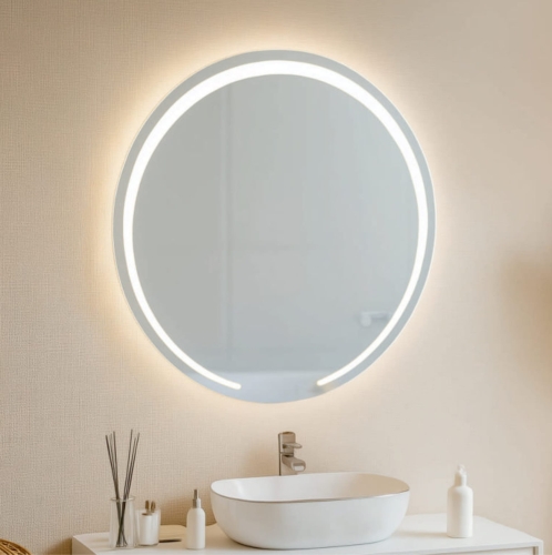 Lustro okrągłe ORION z oświetleniem LED