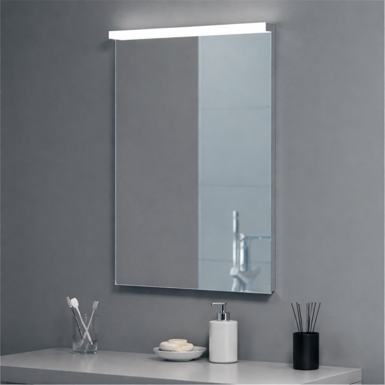 Lustro prostokątne GALAXY TOP z oświetleniem LED