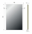 Lustro prostokątne z oświetleniem LED 60x80 OUTLET - rysunek