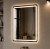 Lustro prostokątne FORMA z oświetleniem LED 60x80 MATA GRZEWCZA IP44 OUTLET