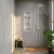 Biała półka wnękowa FLAT 900 z półkami