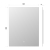 Rysunek lustro prostokątne LED ORIENT bez ramy 60x80 cm