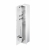 Schowek WC na szczotkę i papier toaletowy BIAŁY SZKLANE DRZWI WNĘKOWY BEND 950 LEWY OUTLET