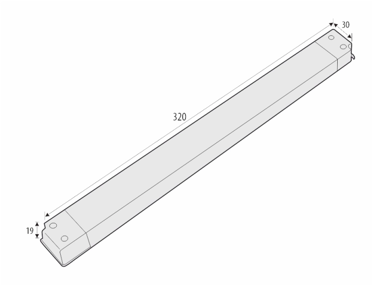 Zasilacz LED - ZY-LED 100W IP20 rysunek