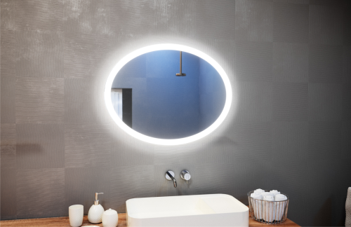 Lustro owalne Sofia w poziomie