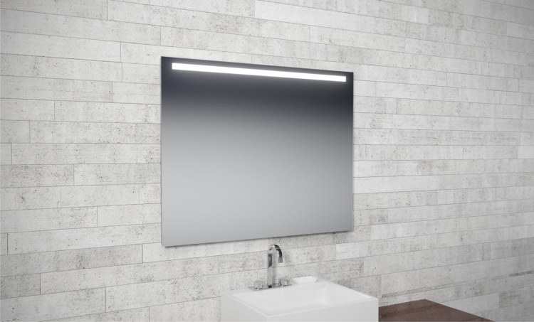 Lustro prostokątne EASY 01 z oświetleniem LED w łazience