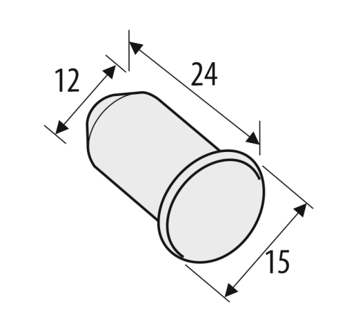 Wyłącznik dotykowy ze ściemniaczem WDP - wymiary